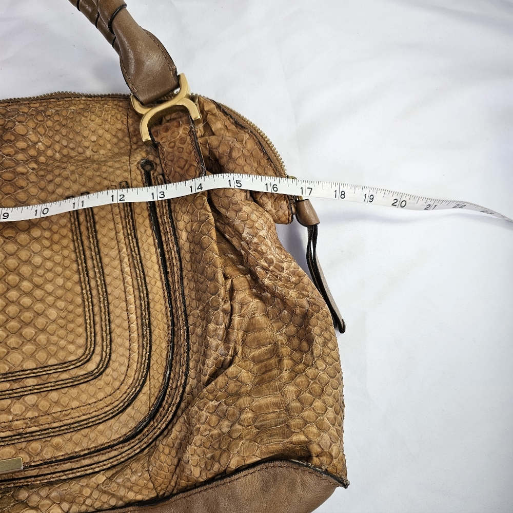 Chlo Python Marcie Bag - image 8